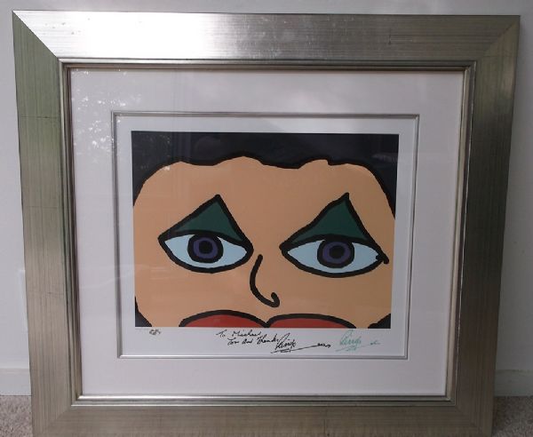 Beatles Ringo Starr Signed Limited Edition Lithograph "Krayzee 101"
